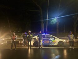 Cegah Gangguan Kamtibmas, Wapawas dan Piket Fungsi Polresta Palangka Raya Intensifkan Patroli Malam