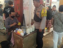 Patroli Dialogis di Pasar Besar, Polsek Pahandut Jaga Aktivitas Masyarakat Tetap Kondusif