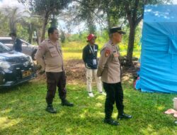 Amankan Kegiatan Jumbara PMR, Polsek Bukit Batu Patroli dan Sambang di Nyaru Menteng