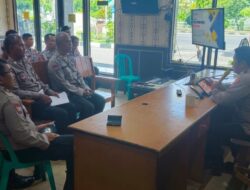 Polsek Pahandut Sosialisasikan Aplikasi Paminal untuk Penelusuran PMK Calon Anggota Polri