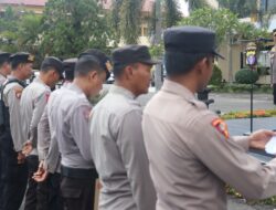 Siapkan Tugas Kepolisian Lanjutan, Polresta Palangka Raya Gelar Apel Siaga Kamtibmas