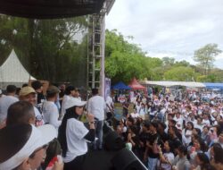 Pengamanan Reuni Akbar SMAN-3, Polresta Palangka Raya Kawal Jalan Sehat Ribuan Alumni