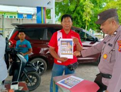 Antisipasi Kepadatan dan Gangguan Kamtibmas, Personel Gabungan Siaga di SPBU RTA Milono