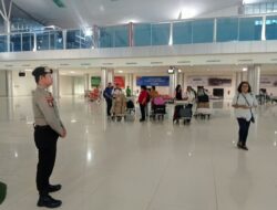Pam Bandara Tjilik Riwut, Satpamobvit Polresta Palangka Raya Jaga Keamanan Aktivitas Penerbangan