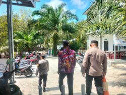 Tinjau Kamtibmas di Surung Danum, Polsek Bukit Batu Laksanakan Patroli