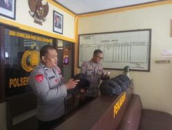 Dukung Kesiapan Tugasnya, Piket Polsek Bukit Batu Periksa Alat Inventaris