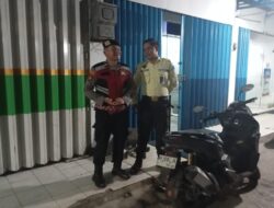 Datangi BRI Unit Rajawali, Patroli Satsamapta Polresta Palangka Raya Tinjau Keamanan Perbankan