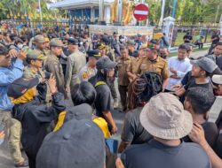 Jamin Keamanan Aksi Damai, Polresta Palangka Raya Pam Penyampaian Aspirasi Gerakan Mahasiswa 