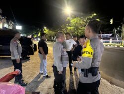 Di Katamso, Satsamapta Polresta Palangka Raya Datangi TKP Orang Mabuk