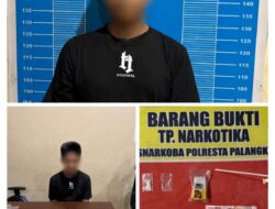 Pria di Pahandut Seberang Ditangkap, Polisi Amankan 20,22 Gram Shabu