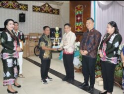 Bupati Apresiasi Semangat Para Kader PKK Saat Penutupan Rakerda TP PKK Kabupaten Murung Raya Tahun 2026
