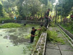 Babinsa Ngadirejo Bersama Warga Gelar Kerja Bakti di Wisata Rohani Goa Maria Sendang Rejo