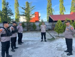 Jaga Ibadah Kenaikan Yesus Kristus, Polresta Palangka Raya Siagakan 120 Personel Pam di 41 Gereja