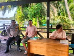 Jaga Kenyamanan Wisatawan, Polsek Bukit Batu Patroli Objek Wisata Susur Sungai di Sei Gohong