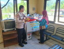 Dorong terus Minat Baca, Personel Polsek Sabangau Gulirkan Program Bajaka Presisi