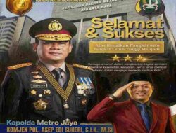Selamat Atas Kenaikan Pangkat Menjadi Komjen, Ketum FRIC: Semoga Komjen Pol Asep Edi Suheri Jadi Teladan Polri Presisi