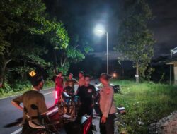 Cegah Kasus Balapan Liar, Polsek Sabangau Gelar Patroli Harkamtibmas