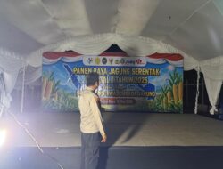 Di Lokasi Rencana Pelaksanaan Panen Raya Jagung, Polsek Rakumpit Tinjau Keamanan Wilayah
