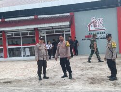Saat Peresmian Koperasi Merah Putih, Polsek Bukit Batu Ikut Melakukan Pengamanan