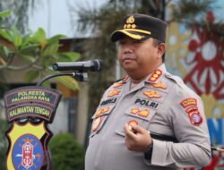 Apel Jam Pimpinan, Kapolresta Palangka Raya Sampaikan Anev Pelaksanaan Tugas