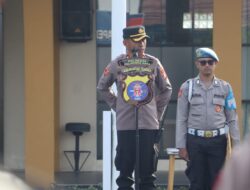 Pimpin Apel Pagi di Mapolresta, Kabagops: Terus Tingkatkan Kepedulian Sesama Rekan Kerja