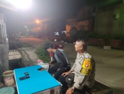 Di Pos Kamling Kalampangan, Patroli Dialogis Polsek Sabangau Digelar