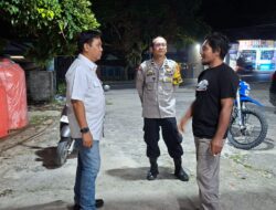 Di Tengah Warga Binaannya, Personel Polsek Bukit Batu Sampaikan Nomor Layanan 110