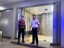 Jamin Kondusifitas Perbankan, Patroli Satsamapta Polresta Palangka Raya Kunjungi Satpam BNI