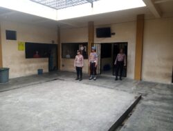 Pamapta I SPKT Polresta Palangka Raya Periksa Rutin Kondisi Tahanan Di Rutan