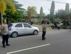 Personel Polresta Palangka Raya Amankan Prosesi Sholat Ied di Wilayah III