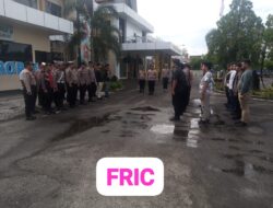 Pastikan Pelayanan Tetap Prima, Pamapta I SPKT Polresta Palangka Raya Pimpin Pelaksanaan Apel Serah Terima