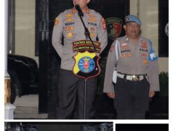 GELAR APEL SIAGA, KAPOLRES SERUYAN PIMPIN LANGSUNG PENGECEKAN KESIAPSIAGAAN PERSONEL