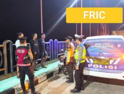 POLRES SERUYAN GELAR PATROLI DIALOGIS PRESISI, SAMBANG WARGA DI JEMBATAN IR. SOEKARNO CEGAH CURANMOR DAN BALAPAN LIAR
