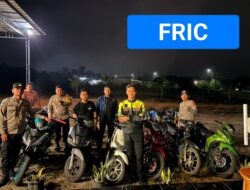 POLSEK HANAU GELAR PENERTIBAN KENDARAAN TIDAK STANDAR, 11 UNIT MOTOR BERHASIL DIJARING