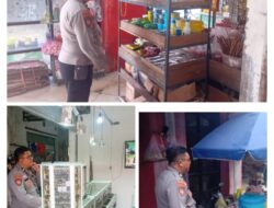 POLSEK SERUYAN HILIR PATROLI PASAR SAIK, JAGA KAMTIBMAS AKHIR PEKAN