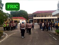 Pastikan Kesiapan para Personel, Pamapta II SPKT Polresta Palangka Raya Pimpin Serah Terima Piket