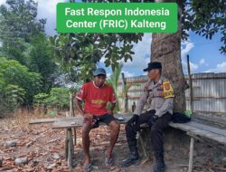 LAKSANAKAN PATROLI DIALOGIS, POLSEK SERUYAN HULU PANTAU BANK KALTENG, PASAR, DAN JALUR RAWAN