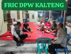 Komitmen Jaga Kamtibmas, Polsek Sabangau Kunjungi Rumah Warga yang Akan Menikah