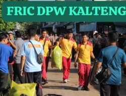 Bersinergi Korve Massal Pasar Kahayan, Wujud Komitmen Polda Kalteng Dukung Penuh Indonesia Asri 