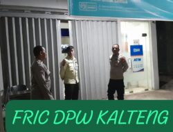 Piket Polsek Sabangau Laksanakan Patroli dan Sharing Kamtibmas dengan Satpam BRI Unit di Kalampangan
