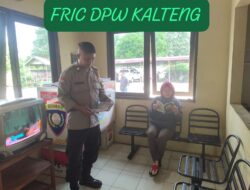 Tingkatkan Minat Baca Warganya, Bhabinkamtibmas Polsek Sabangau Hadirkan Motor Bajaka Presisi