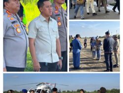 Di Bandara Tjilik Riwut, Satpamobvit Polresta Palangka Raya Bantu Amankan Kunker Gubernur dan Forkopimda Kalteng