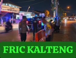 Bentuk Keseriusan Berantas Bali, Polsek Pahandut Pasang Barier di Titik Rawan Balapan