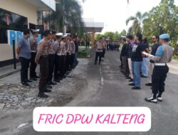 Piket Fungsi dan SPKT Gelar Serah Terima Tugas di Mapolresta Palangka Raya