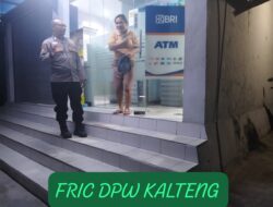 Perkuat Keamanan pada Perbankan, Patroli Polsek Bukit Batu Sambangi Kantor BRI Tangkiling