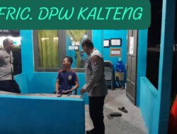 Disaat Patroli Dialogis, Polsek Sabangau Sampaikan Layanan Nomor Aduan 110 bagi Warga