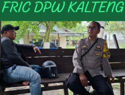 Polsek Bukit Batu Ajak Jaga Kamtibmas Secara Konsisten, Temui Warga Banturung