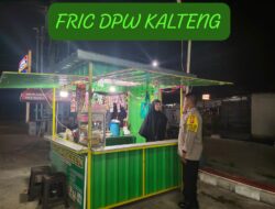 Polsek Sabangau Perkuat Kehadiran Polisi Melalui Patroli Kamtibmas Malam Hari