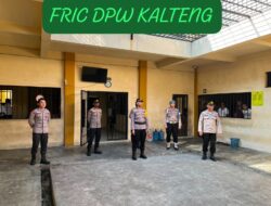 Pertahankan Keamanan Diinternal, Pamapta II SPKT dan Piket Fungsi Polresta Palangka Raya Cek Rutan