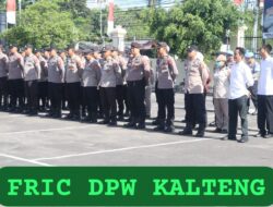 Polresta Palangka Raya Akhiri Tugas Pagi hingga Siang Hari dengan Apel Sore